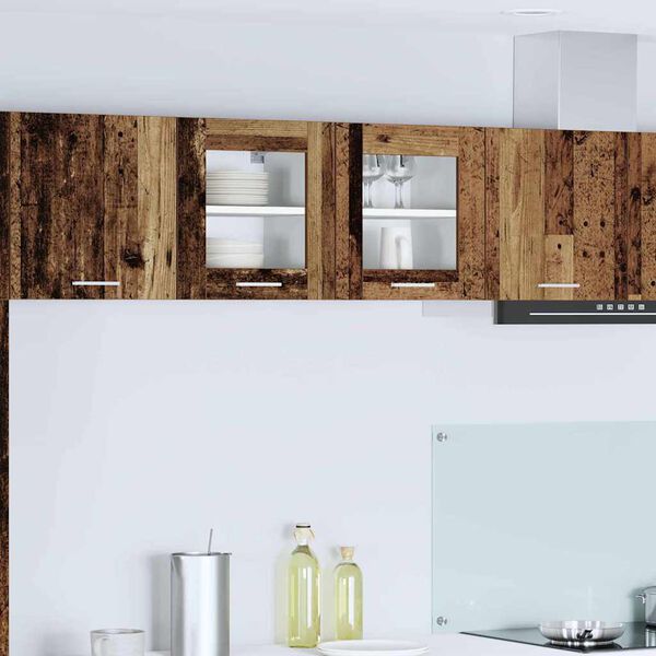 vidaXL Z&aacute;věsn&aacute; skř&iacute;ňka s &uacute;loži&scaron;těm 2 pcs Star&eacute; dřevo 40 x 31 x 40 cm