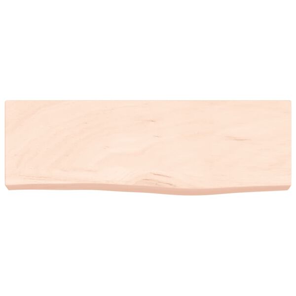 vidaXL N&aacute;stěnn&aacute; police 60 x 20 x 6 cm neo&scaron;etřen&eacute; masivn&iacute; dubov&eacute; dřevo