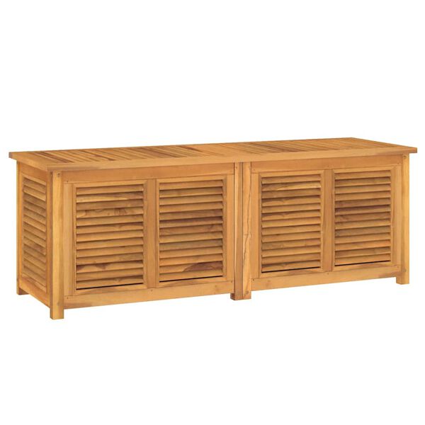 vidaXL Zahradn&iacute; &uacute;ložn&yacute; box s vložkou 150 x 50 x 55 cm masivn&iacute; teak