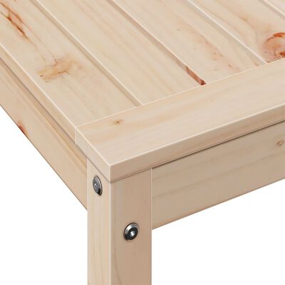 vidaXL Přesazovací stůl s policí 82,5x50x75 cm masivní borové dřevo