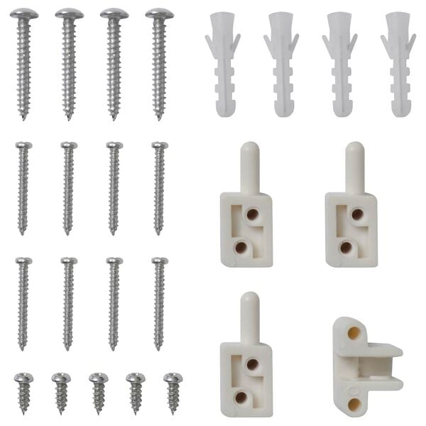 vidaXL Dveřn&iacute; hmyzov&aacute; s&iacute;ť B&iacute;l&aacute; a čern&aacute; 120 x 240 cm