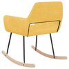 vidaXL Houpac&iacute; křeslo žlut&eacute; textil