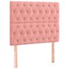 vidaXL Box spring postel s matrac&iacute; růžov&aacute; 120x190 cm samet
