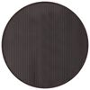 vidaXL Koberec kulatý tmavě hnědý 80 cm bambus