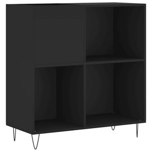 vidaXL Skř&iacute;ňka na LP desky čern&aacute; 84,5 x 38 x 89 cm kompozitn&iacute; dřevo