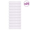 vidaXL Ručn&iacute;ky FROGN 25 ks b&iacute;l&eacute; 100x150 cm 360 g/m&sup2;