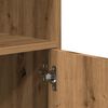 vidaXL Skř&iacute;ňka na kolečk&aacute;ch dub artisan 55x40x91 cm kompozitn&iacute; dřevo