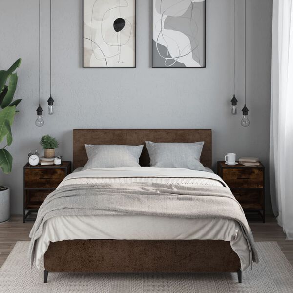 vidaXL Noční stolky 2 ks kouřový dub 40 x 31 x 50 cm kompozitní dřevo