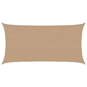 vidaXL St&iacute;n&iacute;c&iacute; plachta 160 g/m&sup2; taupe 2,5 x 5 m HDPE