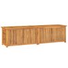 vidaXL Zahradní úložný box s vložkou 200 x 50 x 55 cm masivní teak