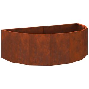 vidaXL Truhl&iacute;k Rezav&aacute; 120 x 60 x 35 cm Povětrnostně odoln&aacute; ocel