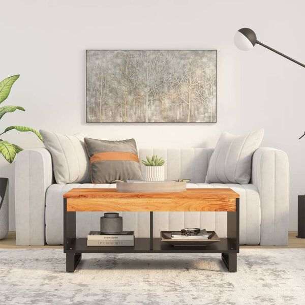 vidaXL Konferenčn&iacute; stolek 90 x 50 x 40 cm masivn&iacute; ak&aacute;ciov&eacute; dřevo