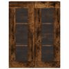 vidaXL Skř&iacute;ň highboard kouřov&yacute; dub 69,5 x 34 x 180 cm kompozitn&iacute; dřevo