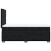 vidaXL Box spring postel s matrací černá 100x200 cm samet