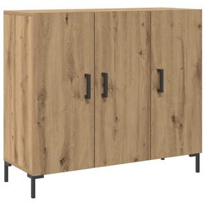 vidaXL Př&iacute;born&iacute;k dub artisan 90 x 34 x 80 cm kompozitn&iacute; dřevo