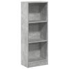vidaXL Knihovna betonově &scaron;ed&aacute; 40 x 24 x 109 cm kompozitn&iacute; dřevo