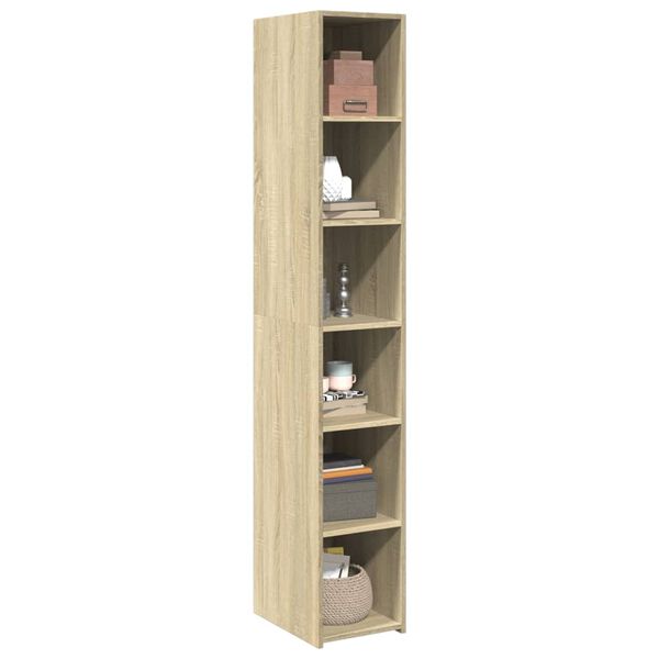 vidaXL Skř&iacute;ň highboard dub sonoma 30 x 41 x 185 cm kompozitn&iacute; dřevo