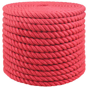 vidaXL Jutov&eacute; lano 16 mm Červen&aacute; 100% jute Tossa