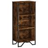 vidaXL Knihovna kouřov&yacute; dub 50 x 31 x 106 cm kompozitn&iacute; dřevo