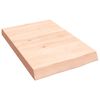 vidaXL Koupelnov&aacute; deska 40x60x(2-6) cm neo&scaron;etřen&eacute; masivn&iacute; dřevo