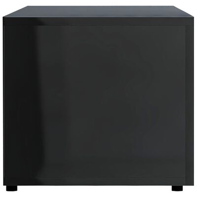 vidaXL TV stolek černý s vysokým leskem 120 x 34 x 30 cm dřevotříska