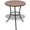vidaXL Bistro stolek terakota 60 cm mozaika