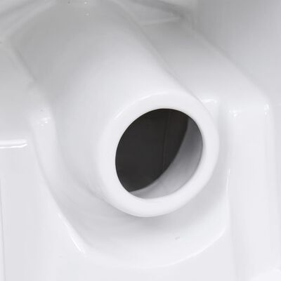 vidaXL Keramické WC zadní odpad bílé