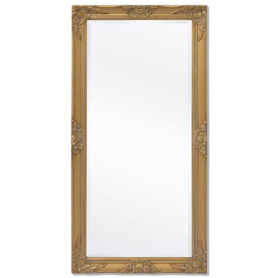 vidaXL Nástěnné zrcadlo barokní styl 120 x 60 cm zlaté