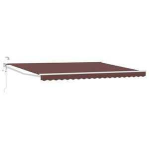 vidaXL Elektrick&aacute; Retrakčn&iacute; mark&yacute;za Hněd&aacute; 4 &times; 3 m