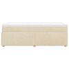 vidaXL Box spring postel s matrací krémová 80 x 200 cm textil