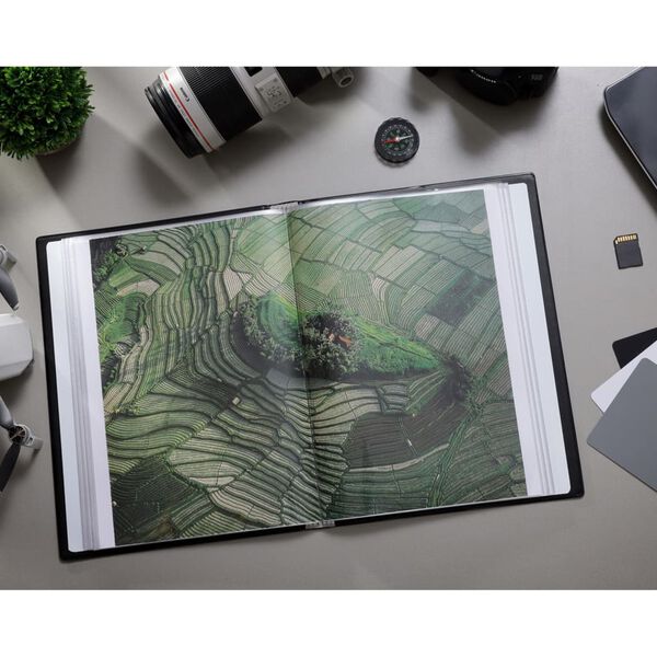 rillstab Katalogov&aacute; kniha A4 120 kapes čern&aacute;