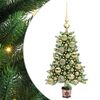 vidaXL V&aacute;nočn&iacute; stromeček s 150 LED diodami s stojanem Zelen&aacute; 65 cm PE