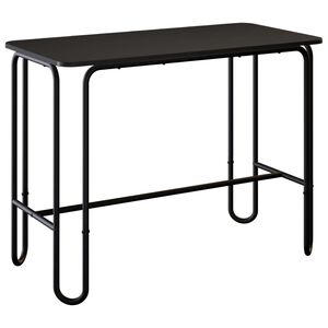 vidaXL J&iacute;deln&iacute; stůl 100 x 50 x 75 cm Kompozitn&iacute; dřevo Čern&aacute;