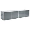 vidaXL Vyv&yacute;&scaron;en&yacute; z&aacute;hon pozinkovan&aacute; ocel 320 x 80 x 77 cm &scaron;ed&yacute;