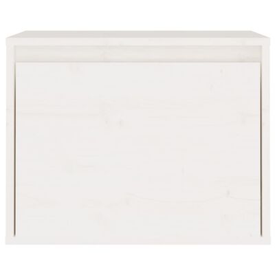 vidaXL Nástěnná skříňka bílá 45 x 30 x 35 cm masivní borové dřevo