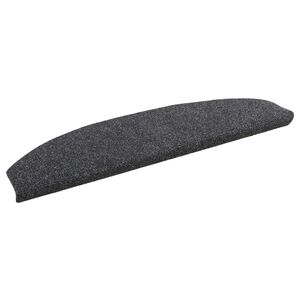 vidaXL Samolepic&iacute; schodov&eacute; rohože 15 ks 80 x 24,5 x 3,5 cm Tmavě &scaron;ed&aacute;
