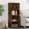 vidaXL Skř&iacute;ň highboard kouřov&yacute; dub 45 x 41 x 124 cm kompozitn&iacute; dřevo