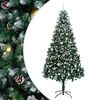 vidaXL Uměl&yacute; v&aacute;nočn&iacute; stromeček Zelen&aacute; 240 cm PVC, ocel a plast