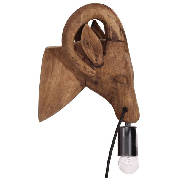 vidaXL N&aacute;stěnn&eacute; sv&iacute;tidlo ve tvaru zv&iacute;řete 25 W 15 x 24 x 25 cm E27