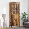 vidaXL Vysok&yacute; bufet Star&eacute; dřevo 69,5 x 34 x 180 cm kompozitn&iacute; dřevo