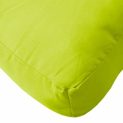 vidaXL Poduška na palety jasně zelená 60 x 60 x 12 cm textil