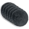 vidaXL Povlak na pol&scaron;t&aacute;ř 6 pcs HEERLEN Antracitov&aacute; &Oslash; 50 cm PV fleece