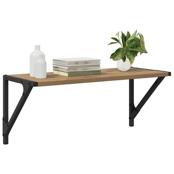 vidaXL N&aacute;stěnn&eacute; poličky 2 pcs Artisanov&yacute; dub 60 x 25 x 25,5 cm