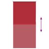 vidaXL Roleta zatemňovac&iacute; červen&aacute; &scaron;&iacute;řka l&aacute;tky 70,7 cm polyester