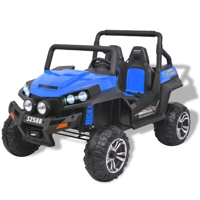 vidaXL Elektrické dětské auto 2 osoby XXL modré a černé