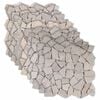 vidaXL Mozaikov&eacute; dlaždice Kr&eacute;mov&aacute; 30 x 30 cm Mramor