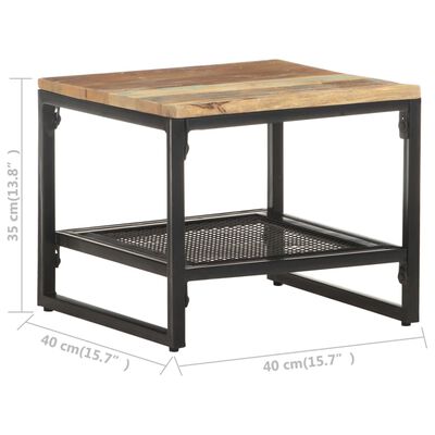 vidaXL Odkládací stolek 40 x 40 x 35 cm masivní recyklované dřevo