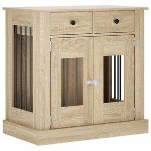 vidaXL N&aacute;bytek pro ps&iacute; kotec Dub sonoma 80 x 47,5 x 80 cm