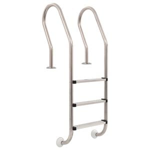 vidaXL Baz&eacute;nov&eacute; schůdky 3 stupně nerezov&aacute; ocel 304 120 cm