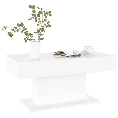 vidaXL Konferenční stolek bílý 96 x 50 x 45 cm dřevotříska